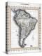 Map of South America-null-Premier Image Canvas