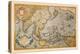 Map of South East Asia-Abraham Ortelius-Stretched Canvas