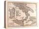 Map of South Italy, 1872-null-Premier Image Canvas
