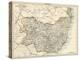 Map of Suffolk, England, 1870s-null-Premier Image Canvas