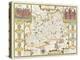 Map of Surrey, engraved by Jodocus Hondius-John Speed-Premier Image Canvas