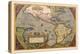 Map of the Americas-Abraham Ortelius-Stretched Canvas