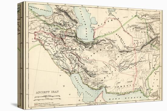 Map of the Ancient Persian Empire-null-Premier Image Canvas