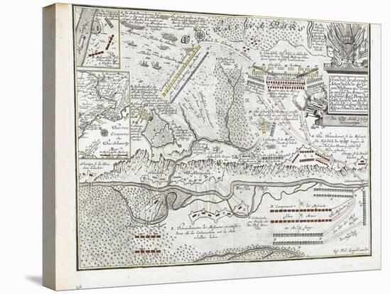 Map of the Battle of Poltava on 27 June 1709-Joseph Friedrich Leopold-Premier Image Canvas