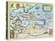 Map of the Caribbean Islands and the American State of Florida-Theodor de Bry-Premier Image Canvas