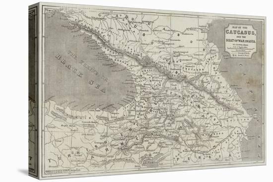 Map of the Caucasus-John Dower-Premier Image Canvas