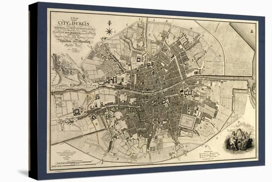 Map of the City of Dublin, 1797-Library of Congress-Premier Image Canvas