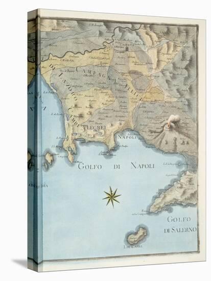 Map of the Gulf of Naples and Surrounding Area from 'Campi Phlegraei: Observations on the Volcanoes-Pietro Fabris-Premier Image Canvas