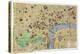 Map of the Heart of London, Published by Francis Chichester-null-Premier Image Canvas