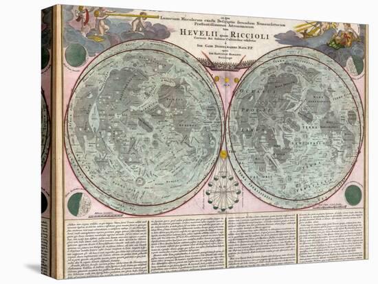 Map Of The Moon-Geographicus-Tabula Selenographica Moon Doppelmayr 1707-Vintage Lavoie-Premier Image Canvas