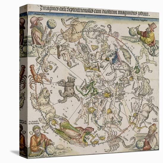 Map of the Northern Sky-Albrecht Dürer-Premier Image Canvas