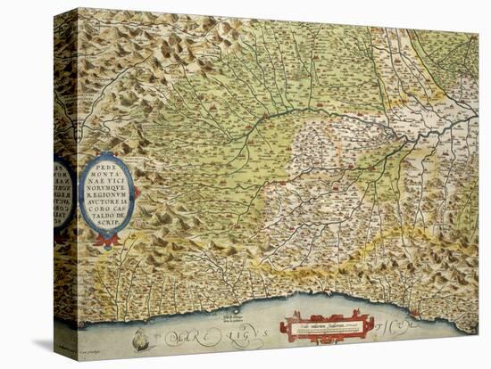 Map of the Region of Piedmont, Italy, from Theatrum Orbis Terrarum-null-Premier Image Canvas