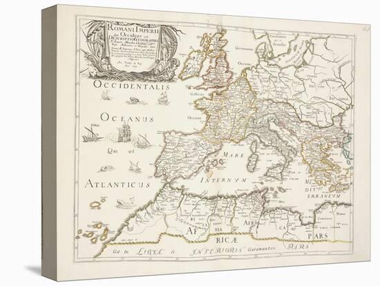 Map of the Roman Empire, C.1675-76-Nicolas Sanson D'abbeville-Premier Image Canvas