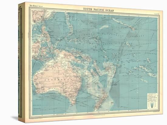 Map of the South Pacific Ocean-Unknown-Premier Image Canvas