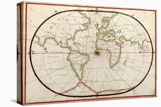 Map of the World, 1590-Science Source-Premier Image Canvas