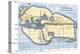 Map of the World According to Ancient Greek Geographer Eratosthenes-null-Premier Image Canvas
