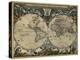 Map of the World by Blaeu 1684-Vintage Lavoie-Premier Image Canvas