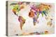 Map of the World-Mark Ashkenazi-Premier Image Canvas