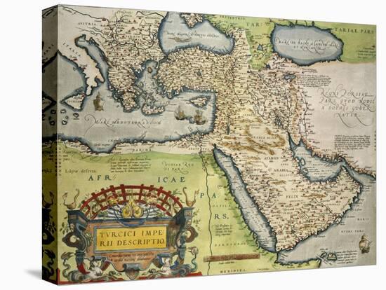 Map of Turkey, from Theatrum Orbis Terrarum, 1528-1598, 1570-null-Premier Image Canvas