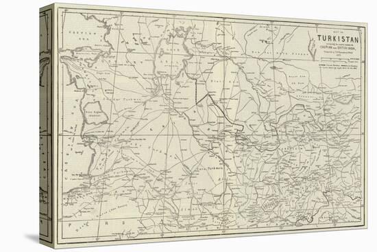 Map of Turkistan-null-Premier Image Canvas