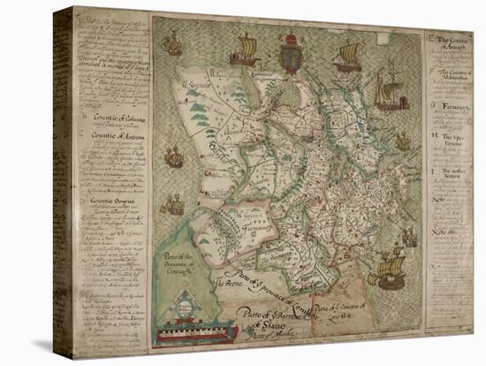 Map Of Ulster-Francis Jobson-Premier Image Canvas