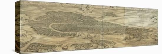 Map of Venice in 1500-Jacopo De Barbari-Premier Image Canvas