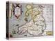 Map of Wales, Published c.1630-Jodocus Hondius-Premier Image Canvas