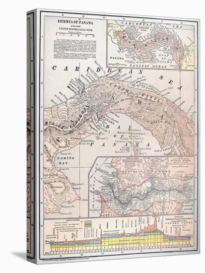 Map: Panama, 1907-null-Premier Image Canvas