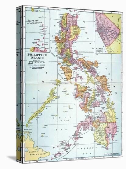 Map: Philippines, 1905-null-Premier Image Canvas