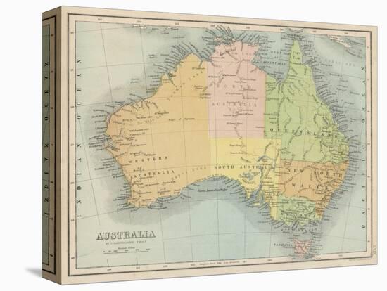 Map Probably Made Soon after 1861-Bartholomew-Premier Image Canvas