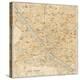 Mapa Di Firenze, 1896-Lorenzo Fiore-Stretched Canvas