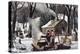 Maple Sugaring-Currier & Ives-Premier Image Canvas