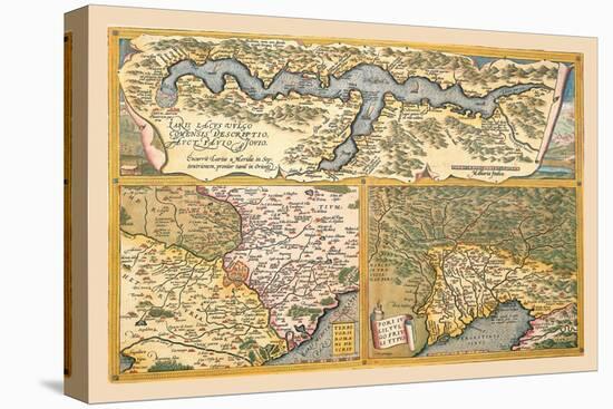 Maps of Rome-Abraham Ortelius-Stretched Canvas