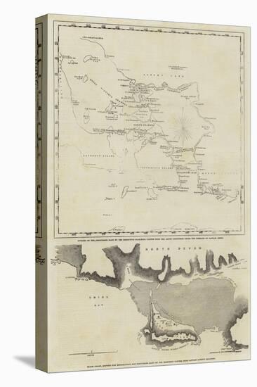 Maps of the Discoveries Made During the Arctic Expedition-null-Premier Image Canvas