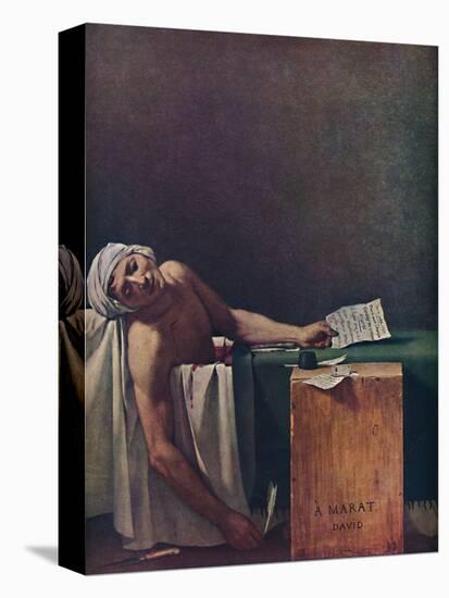 'Marat assassine', (The Death of Marat), 1793, (1937)-Jacques-Louis David-Premier Image Canvas