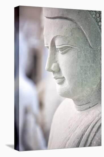 Marble Buddha Images Waiting to Be Finished at a Stone Carver's in Amarapura-Lee Frost-Premier Image Canvas