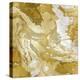 Marbleized in Gold and Silver-Danielle Carson-Stretched Canvas