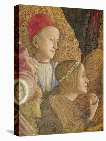 Marchese Ludovico Gonzago III of Mantua with His Family and Courtiers-Andrea Mantegna-Premier Image Canvas