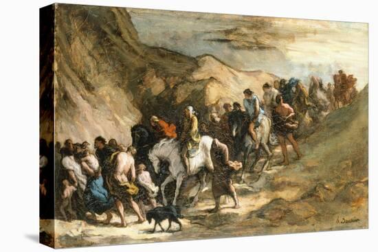 Marching Crowd-Honore Daumier-Premier Image Canvas