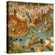 Marco Polo Leaving Venice on His Journey to China, 1338-null-Premier Image Canvas