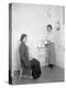 Margaret Sanger with her colleague Fania Mindell, at the clinic inBrownsville, Brooklyn, c.1916-null-Premier Image Canvas