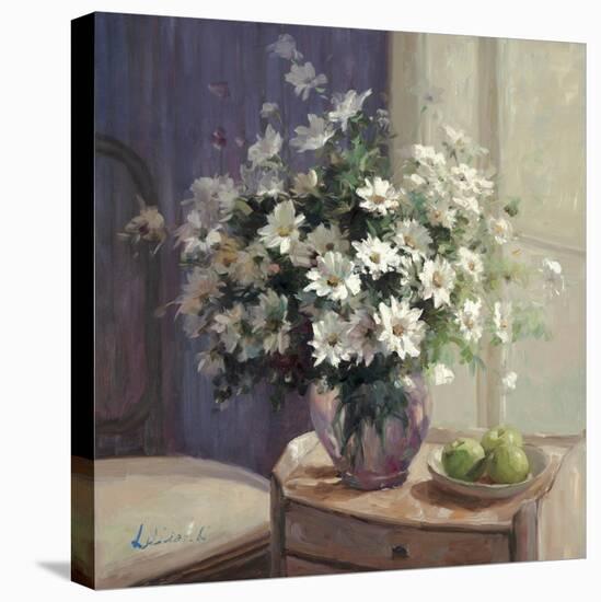 Marguerites Et Pommes Vertes-Lilian-Stretched Canvas