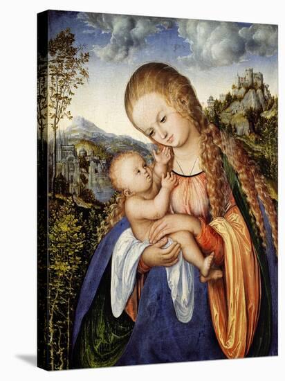 Maria Mit dem Kinde, um 1518-Lucas Cranach the Elder-Premier Image Canvas