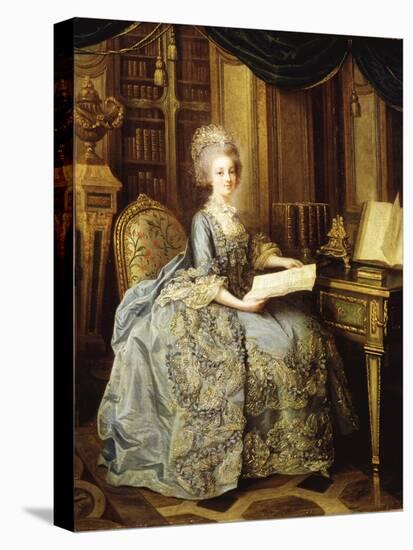 Marie Antoinette, 1755-93 Queen of France, as Dauphine-Lié-Louis Perin-Salbreux-Premier Image Canvas