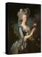 Marie Antoinette (1755-93) with a Rose, 1783-Elisabeth Louise Vigee-LeBrun-Premier Image Canvas