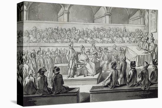 Marie-Antoinette devant le tribunal révolutionnaire, journées du 14,15,16 octobre 1793-null-Premier Image Canvas