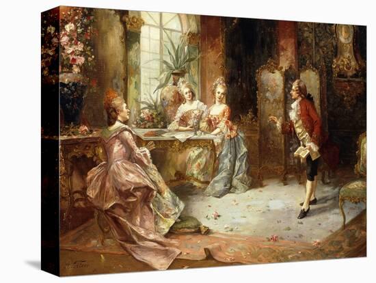 Marie Antoinette's History Lesson-A. Telser-Premier Image Canvas