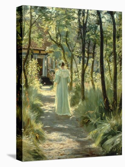 Marie in the Garden, 1895-Peder Severin Kroyer-Premier Image Canvas