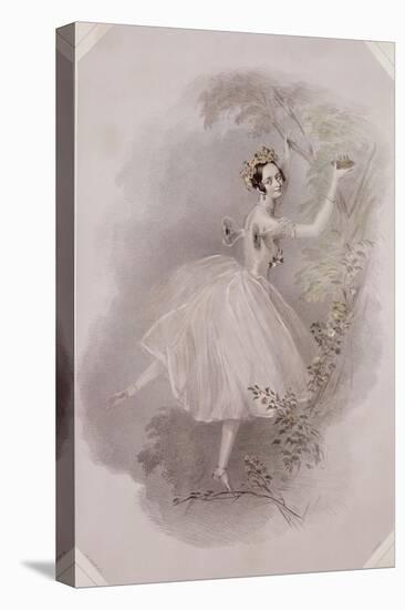 Marie Taglioni (1804-84) as the Sylph in 'La Sylphide', Engraved by E. Marton, C.1832-Alfred-edward Chalon-Premier Image Canvas