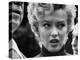 Marilyn Monroe Face Reporters After Announcement Divorce From Baseball Great Joe DiMaggio-George Silk-Premier Image Canvas